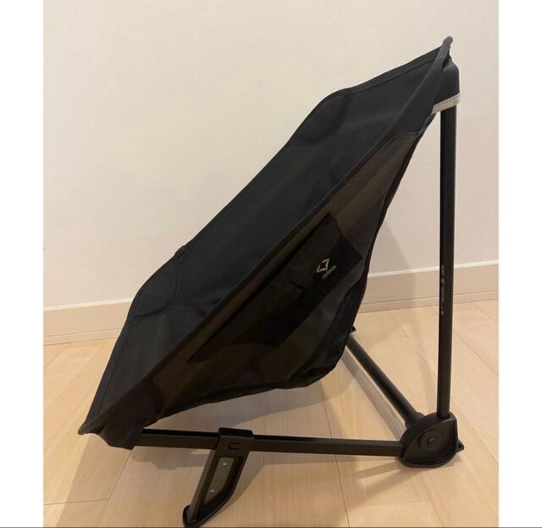 美品　Helinox アウトドアチェア ブラック