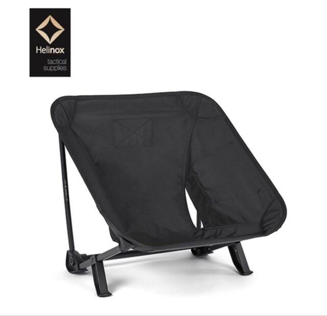 美品　Helinox アウトドアチェア ブラック