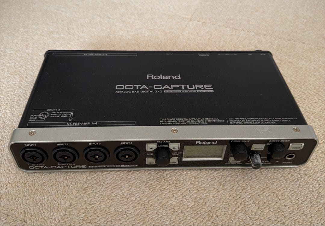 【非常に良い】Roland OCTA-CAPTURE UA1010