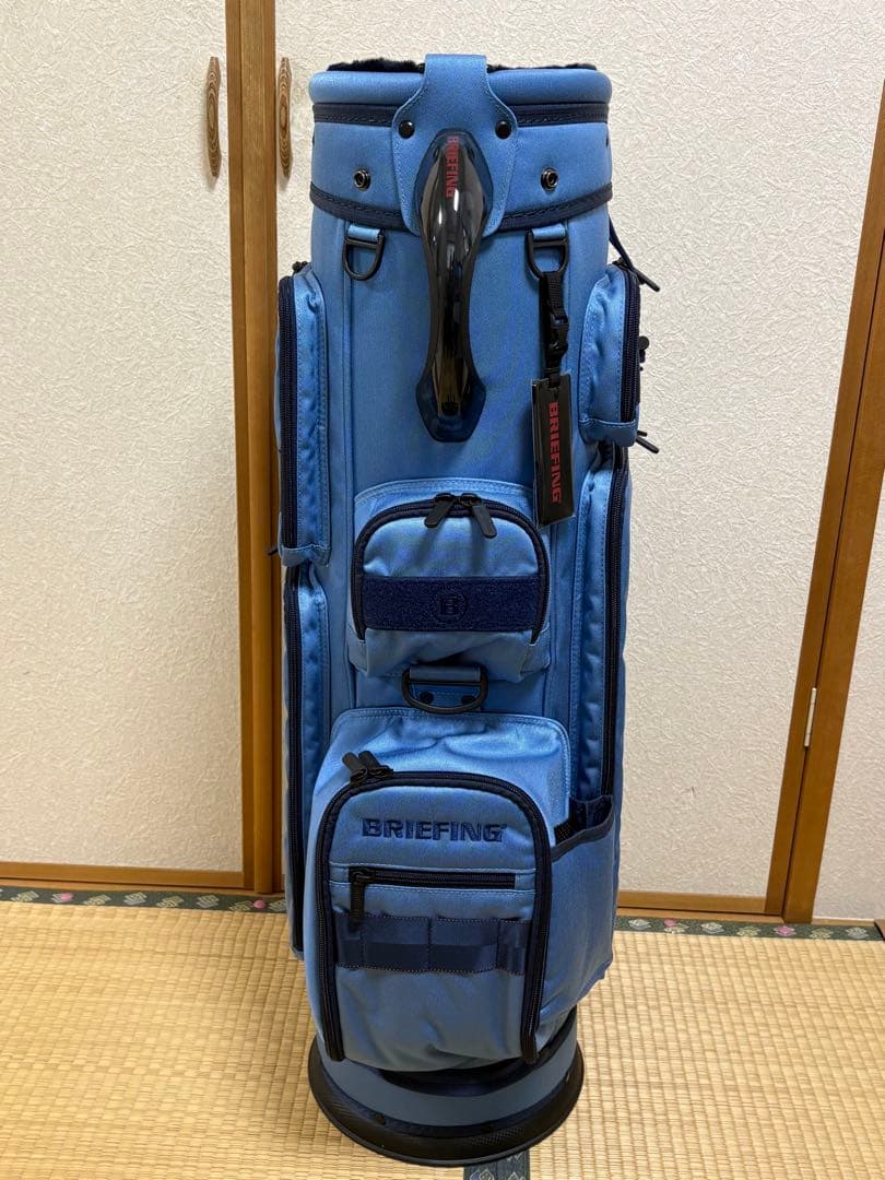 未使用)限定モデル ブリーフィング キャディバッグ CR-6#03 デニムブルー
