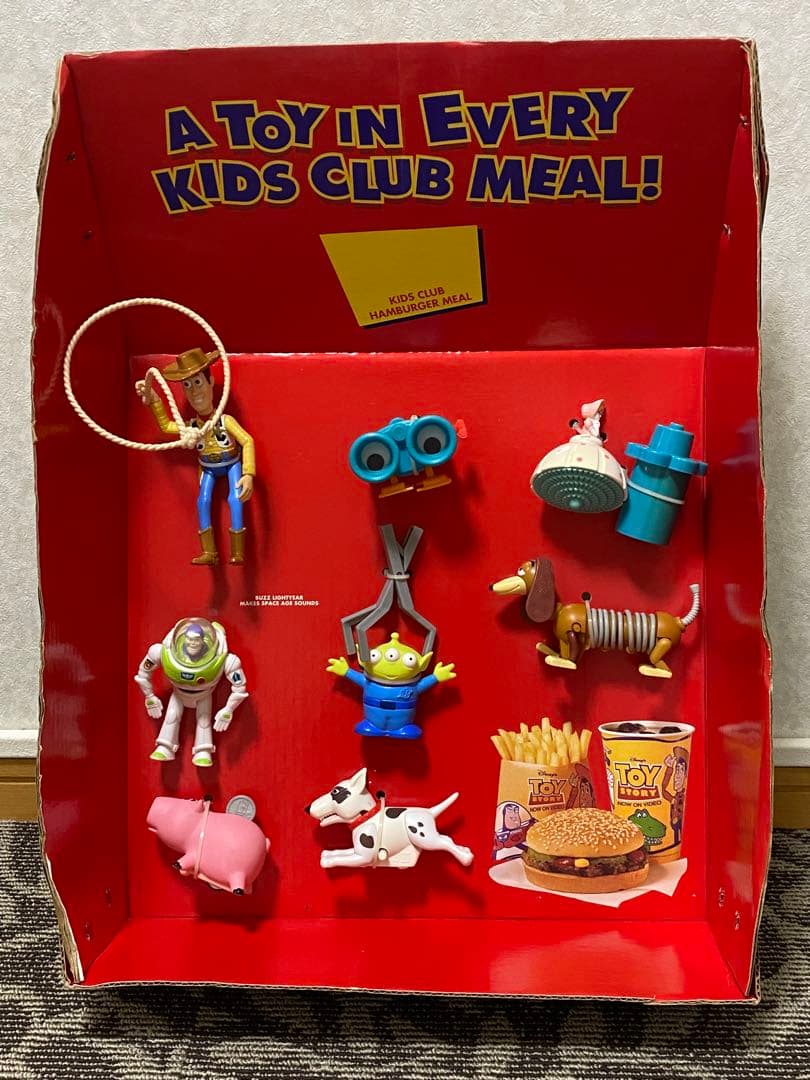バーガーキング ミールトイ トイストーリー見本セット 1995年製 当時物
