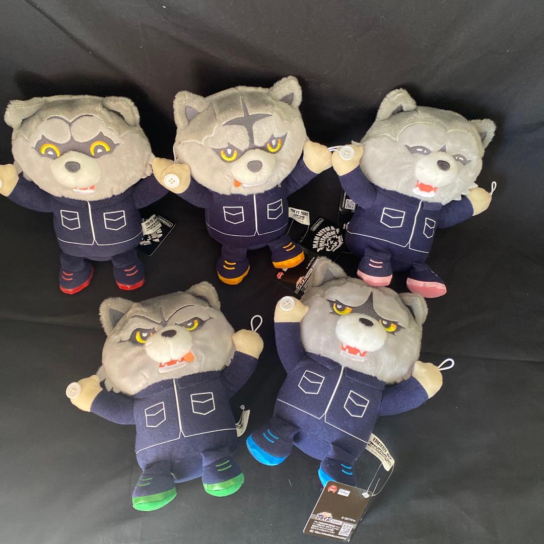 タグ付き　マンウィズアミッションはぐはぐマンウィズぬいぐるみ5個セット！