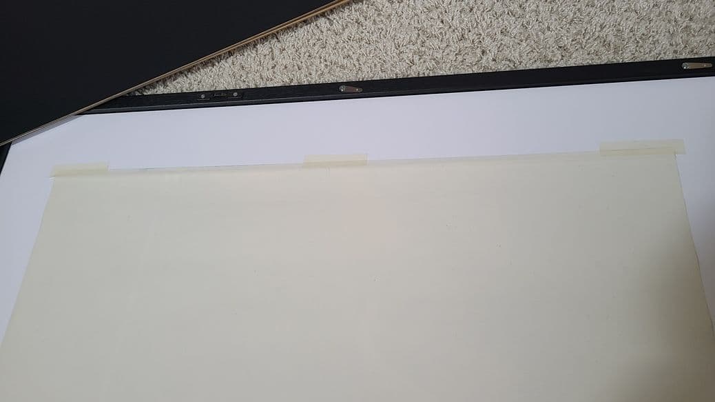 TOSHIBA EMI カレンダー 長渕剛切りぬき額装 額