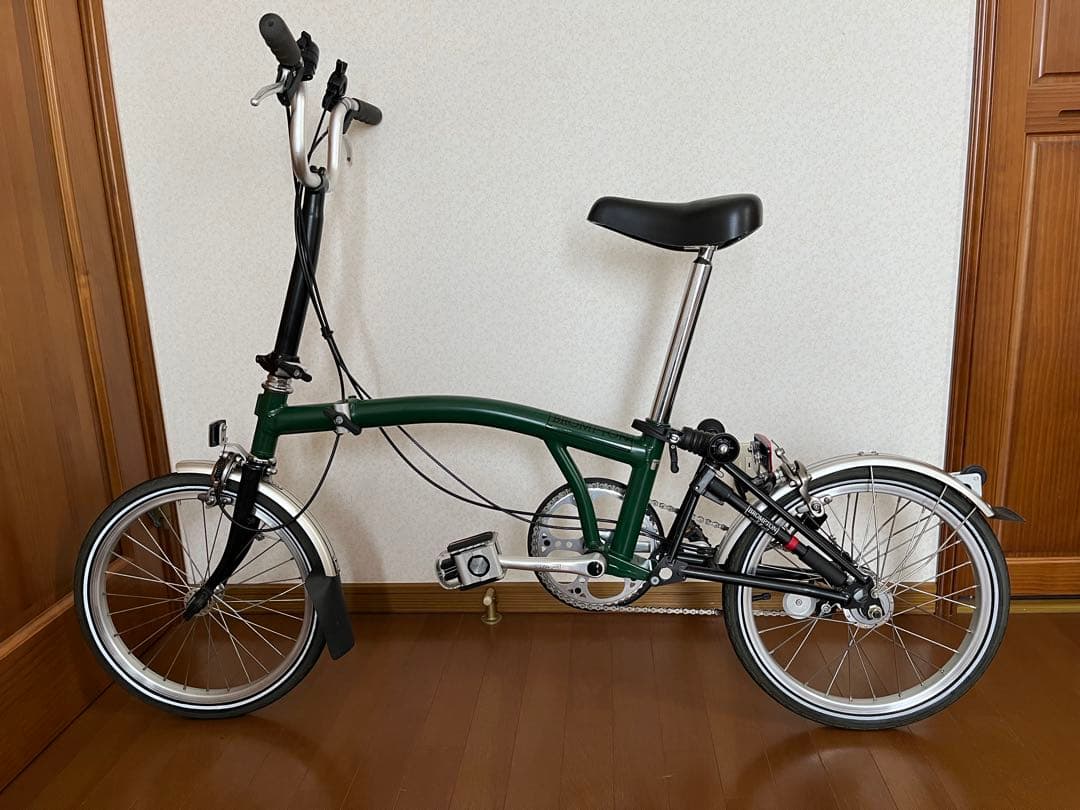 ブロンプトンM3L とカバー&サドルバッグ