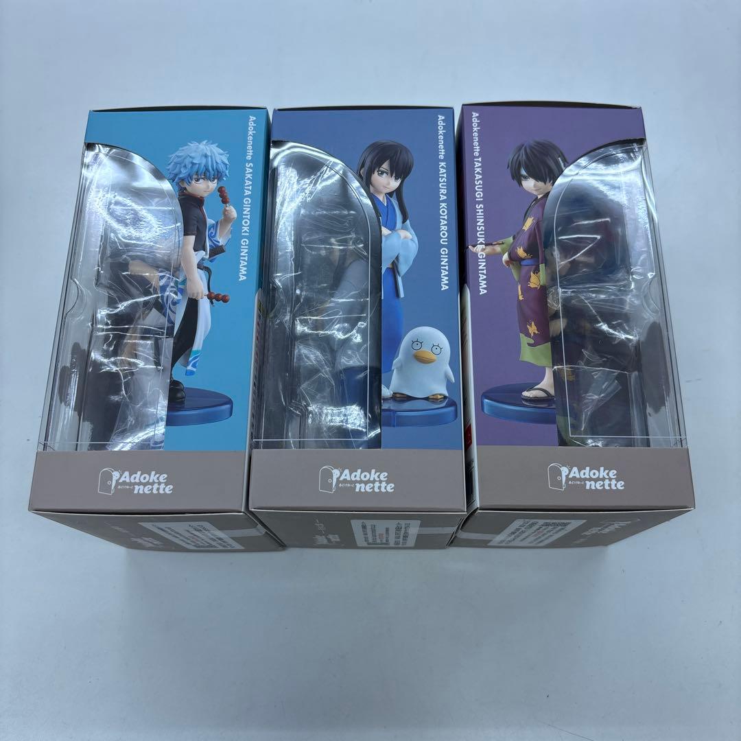 BANDAI Adoke nette 銀魂フィギュア 3体セット
