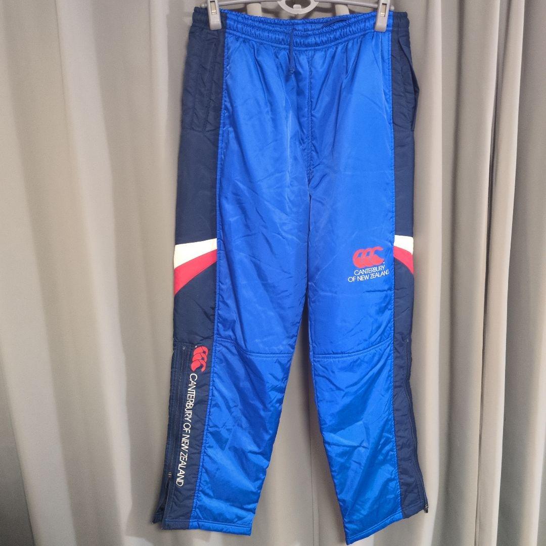 CANTERBURY ウォームアップウェアセット 青