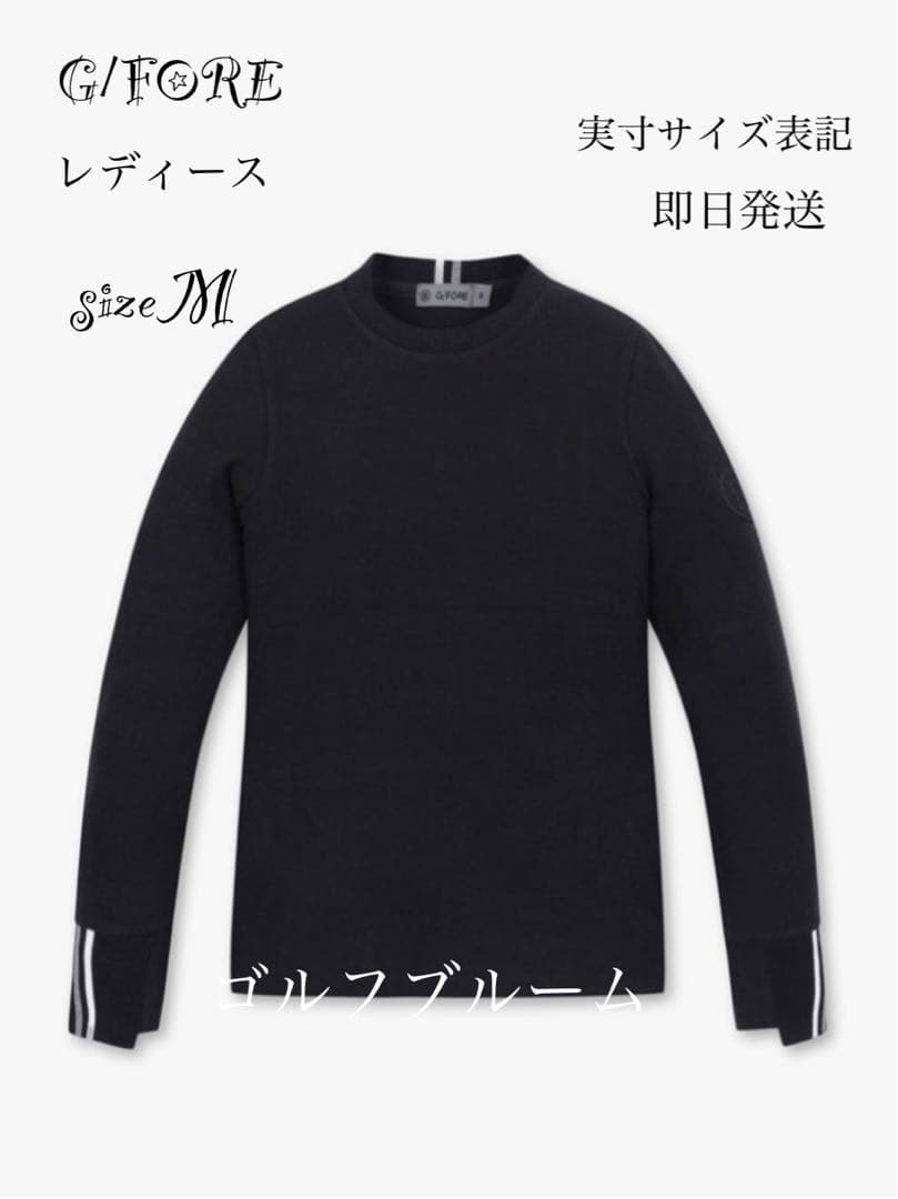 新入荷G/FORE韓国ジーフォア レディース薄手インナーsizeMブラック
