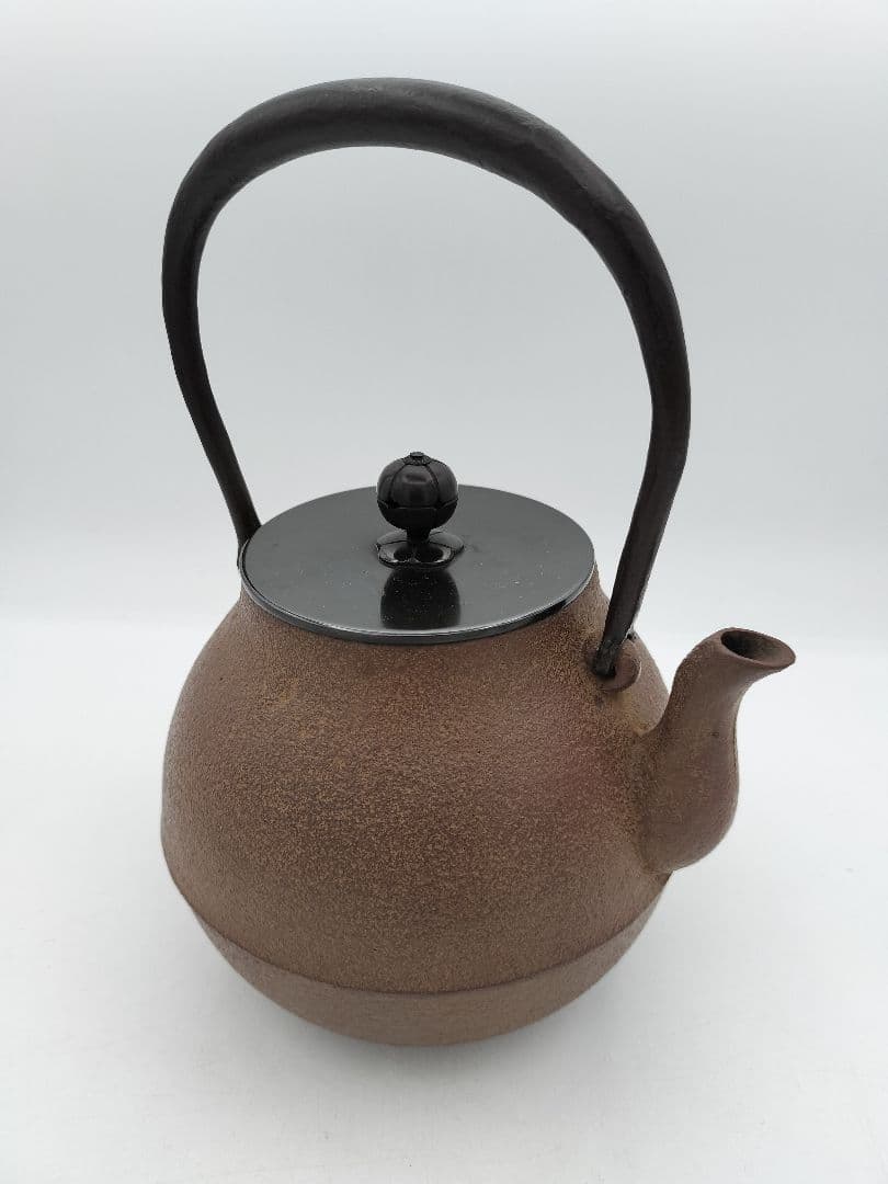 b576 鉄瓶 鶴首 菊地政光 木箱 茶道具 古物