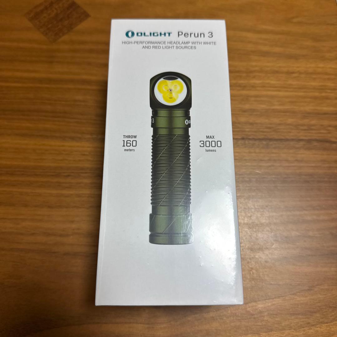 【新品未開封】 perun3 ヘッドライト オーライト olight グリーン