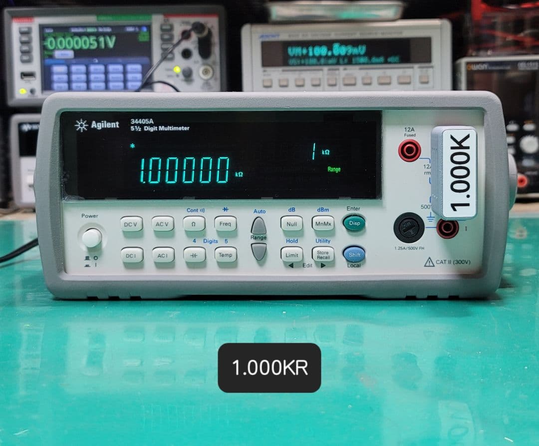 週末Agilent 34405A 5.5桁 デュアルディスプレイ マルチメーター