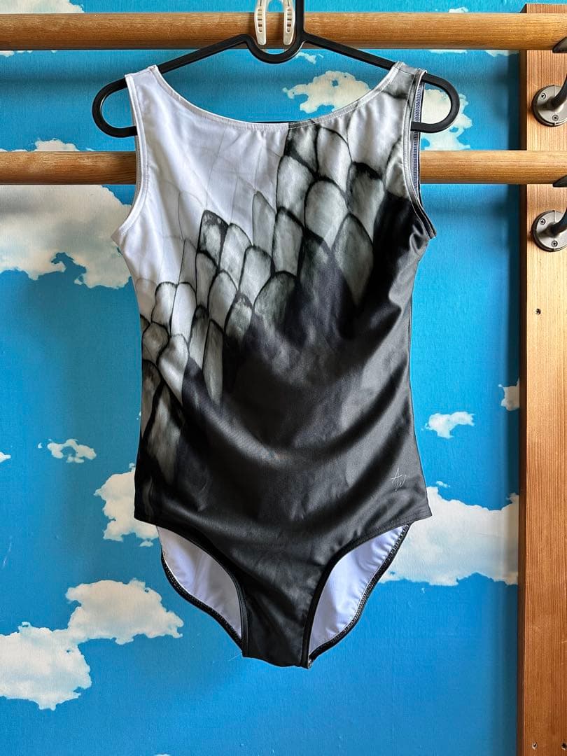 Designed by Alice BLACK SOMEFISHレオタードM