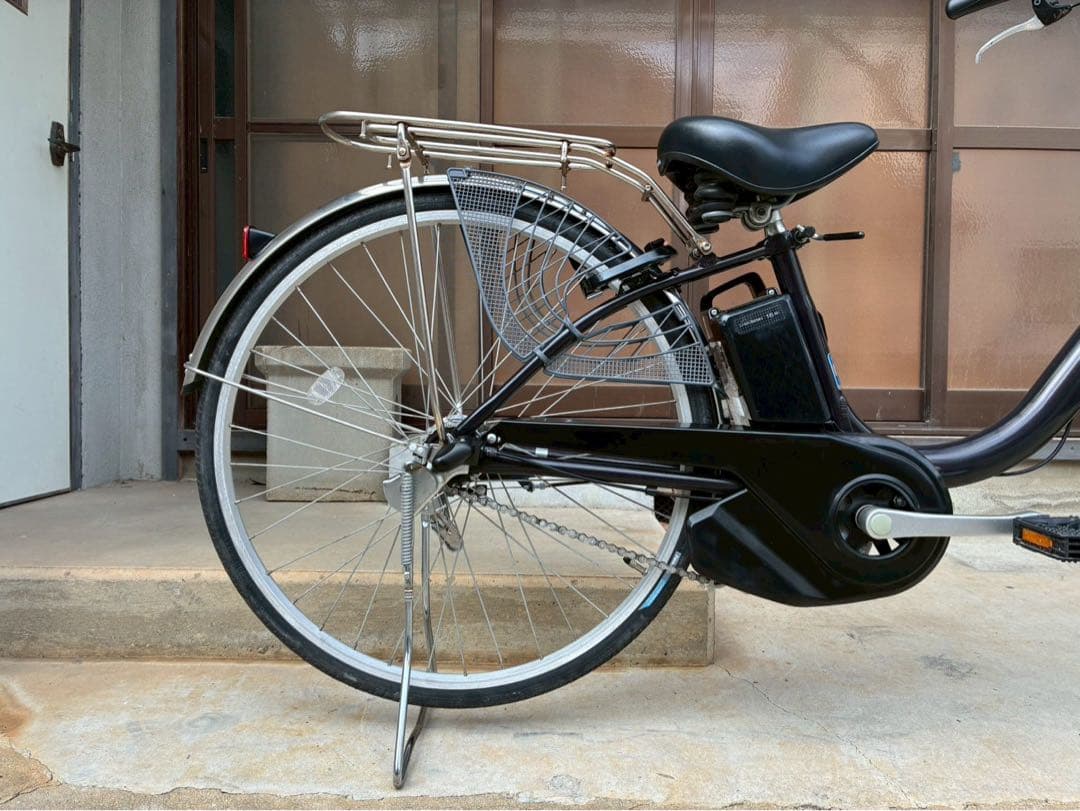 電動自転車　№8437 パナソニック ヒビYX 26インチ　黒　神戸 大阪