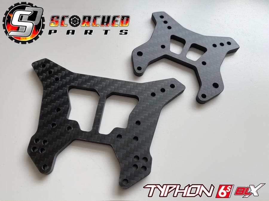 ARRMA TYPHON 6S V5 1/8 社外品チタンシャーシなどを装備