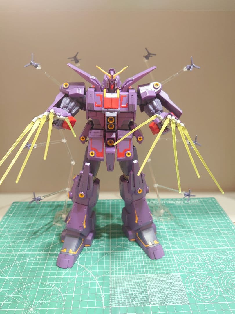 ジークアクス ニャアン 部分塗装完成品+HGサイコガンダムMK−2