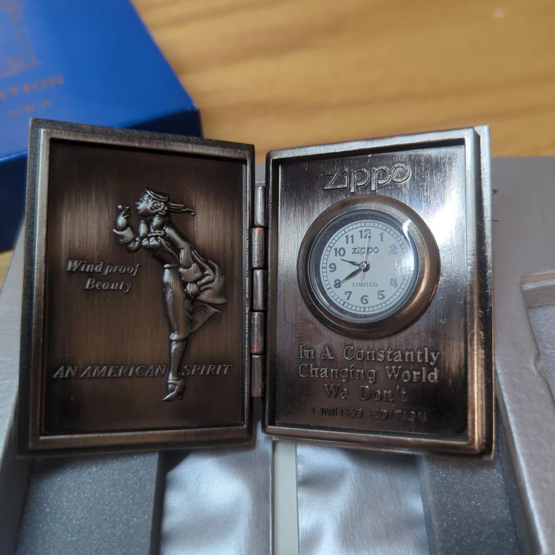 ヴィンテージ ZIPPO ウインディ ミニチュアクロック (ライターなし)