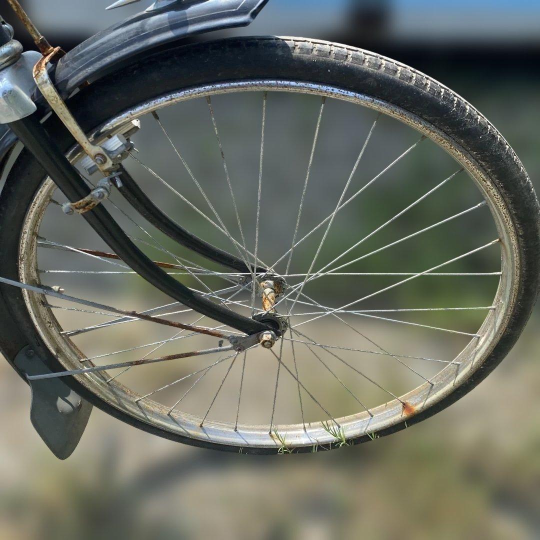 激レア　昭和レトロ　山口ベニー号　自転車　バネブレーキ　ヴィンテージアンティーク