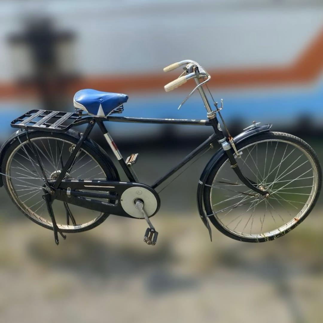 激レア　昭和レトロ　山口ベニー号　自転車　バネブレーキ　ヴィンテージアンティーク