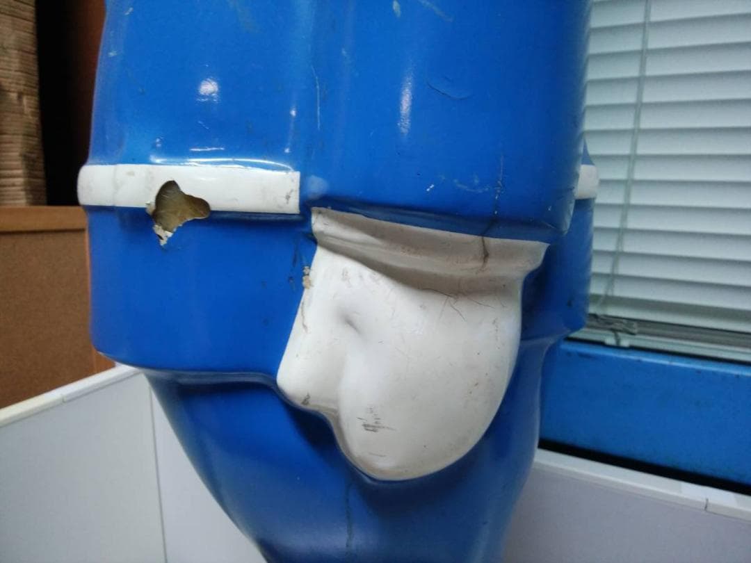 昭和30年代【レア】当時物☆横断歩道を守り続けた☆おまわりさん高さ1m20cm