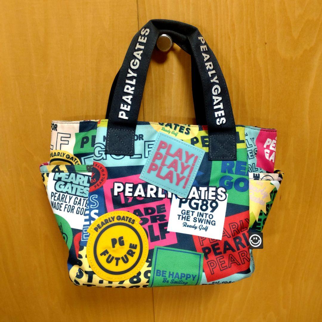 パーリーゲイツ カラフルワッペン キャディバッグ ヘッドカバー バッグ 11点