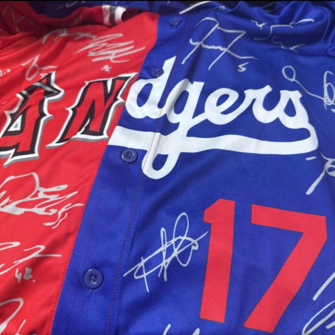 大谷 ユニフォーム エンゼルス ドジャース ミックス エンジャース 2025