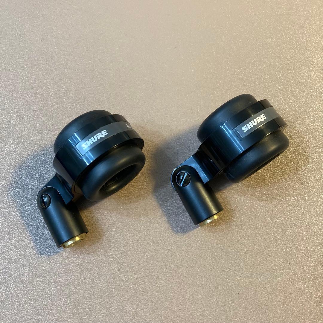 SHURE A53M 2個セット＋K&Mステレオバー