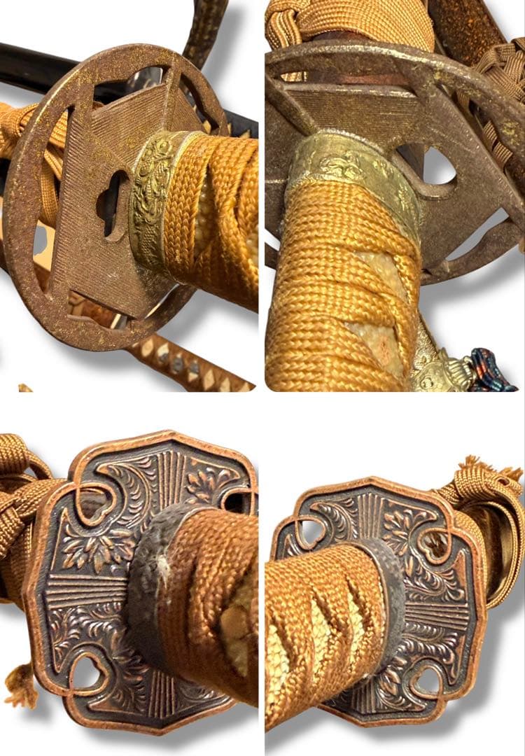 #模造刀 4振り鹿角風 刀剣ディスプレイセット