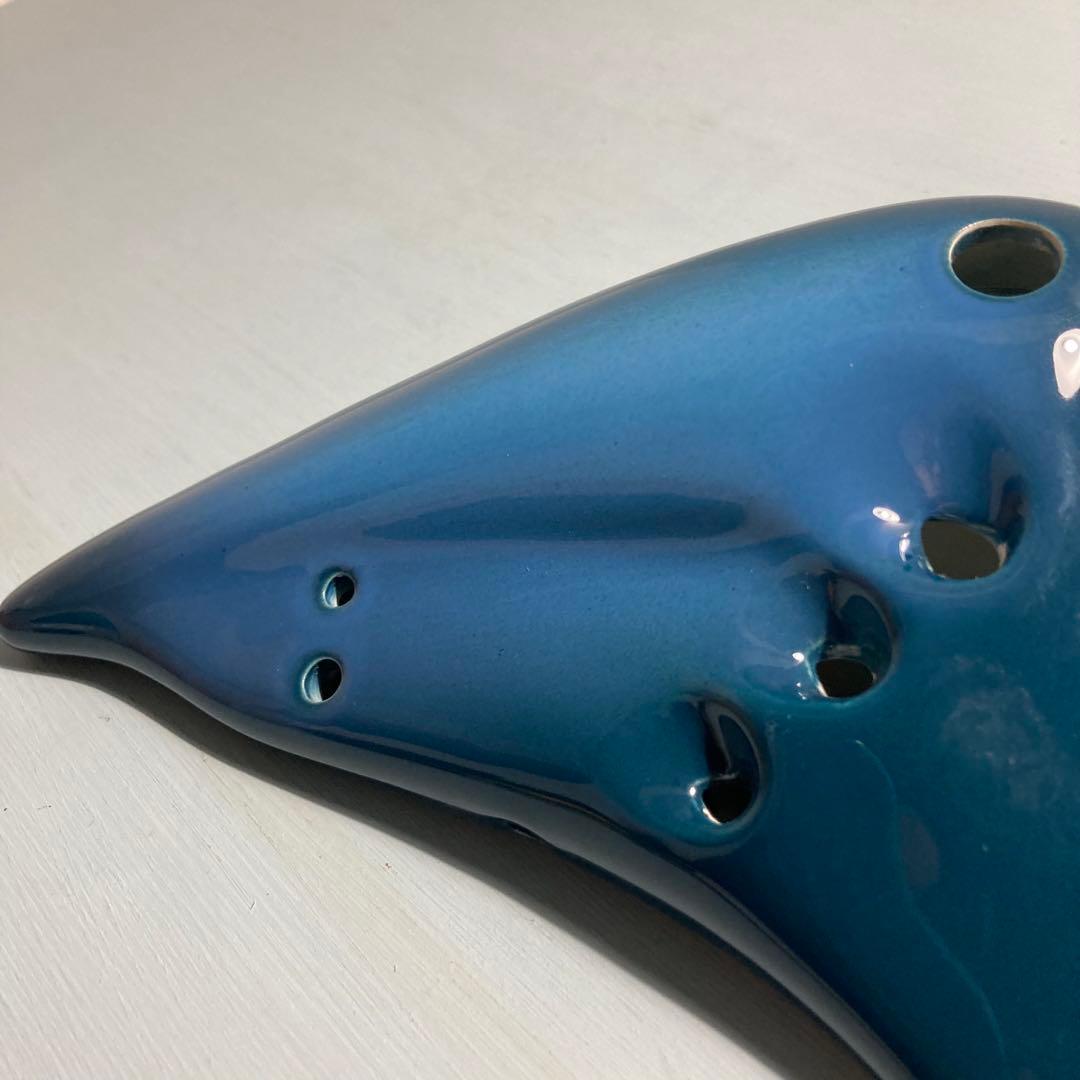 【新品未使用】TNGオカリナ トリプル アルト C管 グラデーションブルー 青