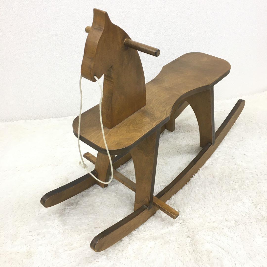 80〜90s USAヴィンテージ ロッキングホース オールド 家具 木馬