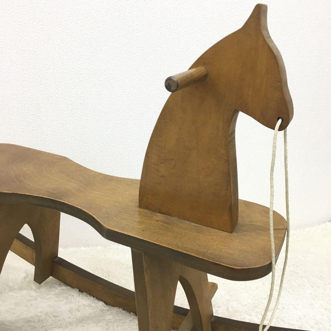 80〜90s USAヴィンテージ ロッキングホース オールド 家具 木馬