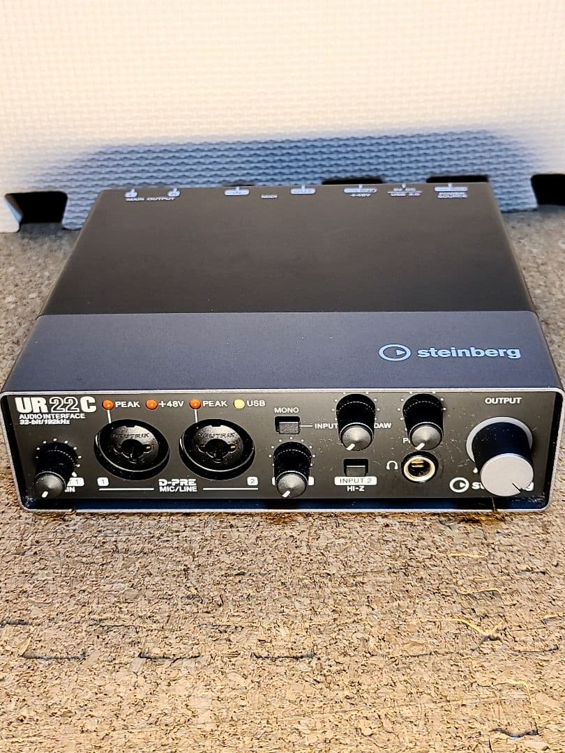 Steinberg UR22C オーディオインターフェイス（付属ソフト未使用）