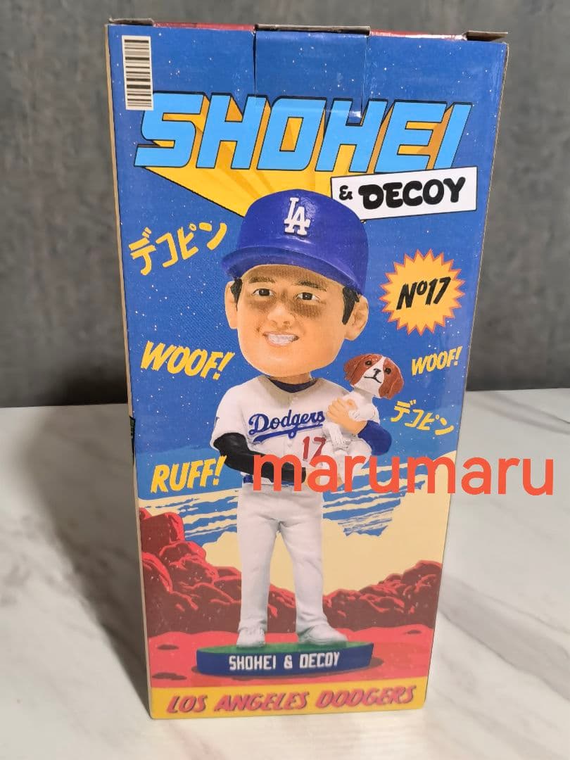 [本物]8月28日来場者限定 大谷翔平&デコピン ボブルヘッド ドジャース ③