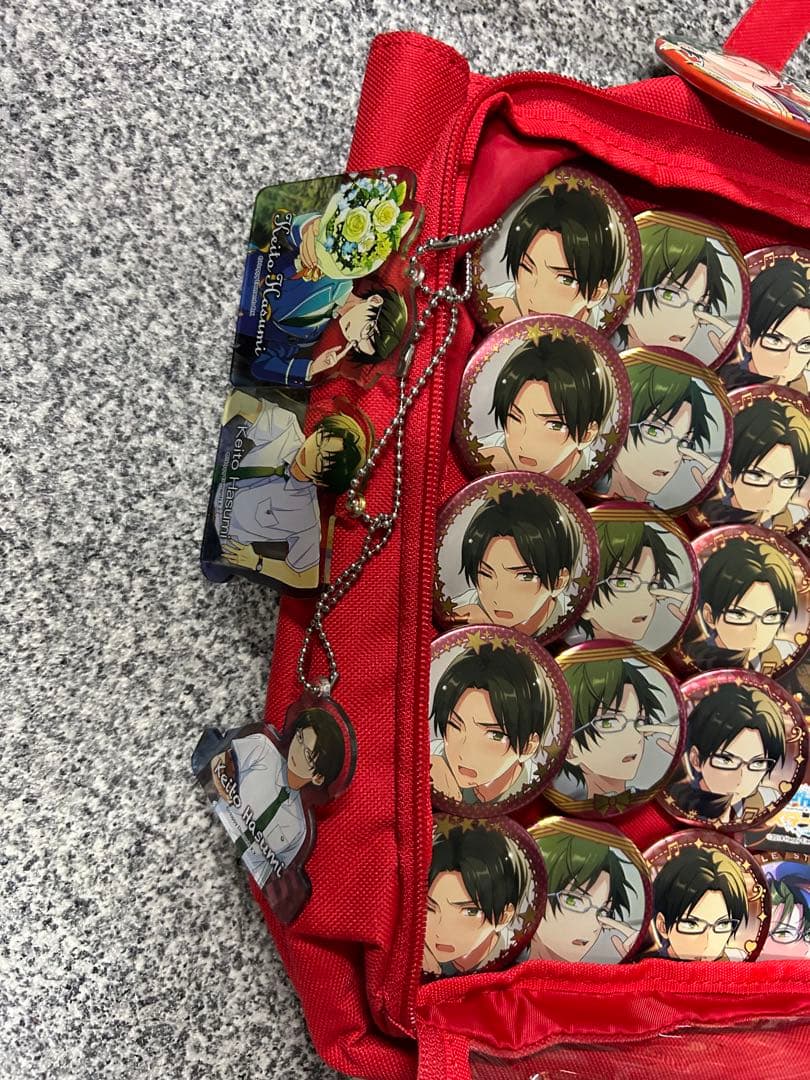 あんスタ あんさんぶるスターズ 蓮巳敬人 缶バッジ　ラバーストラップ