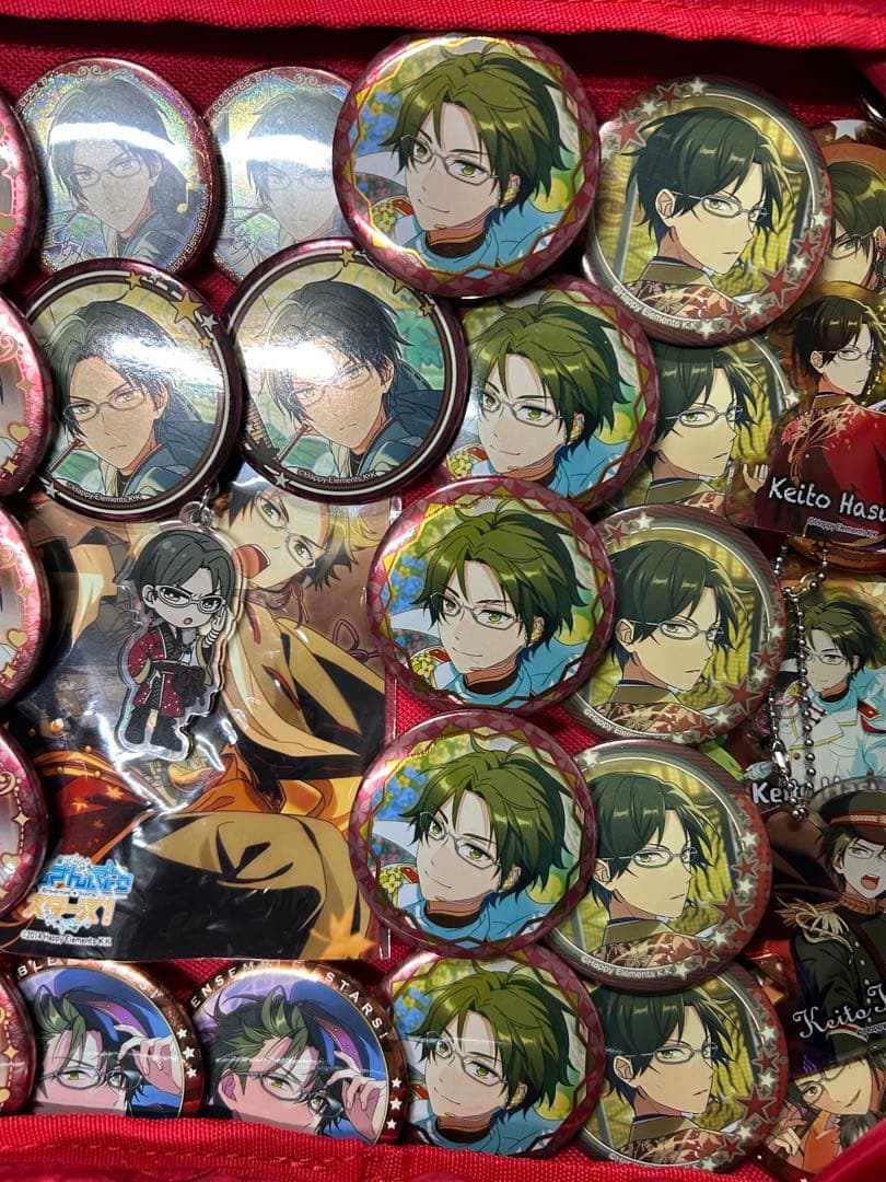 あんスタ あんさんぶるスターズ 蓮巳敬人 缶バッジ　ラバーストラップ
