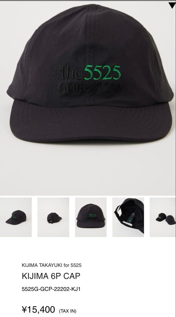 メンズウェア KIJIMA TAKAYUKI for 5525 KIJIMA 6P CAP