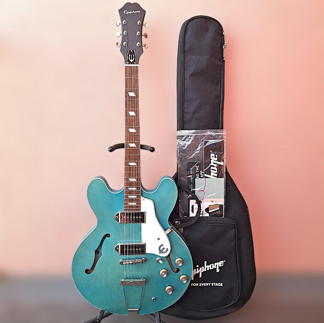 ■Epiphone casino Worn 新品同様 Blue Denim