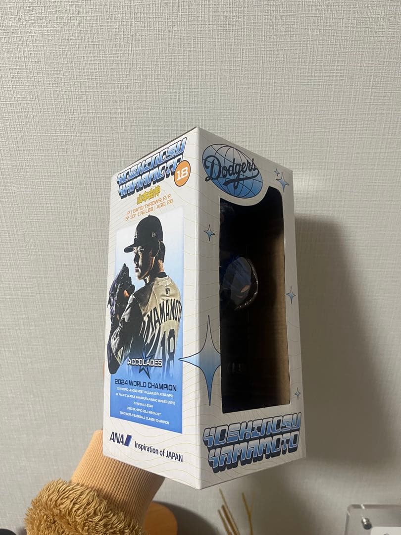 山本由伸　ボブルヘッド　ドジャース　Dodgers 【新品, 未開封】