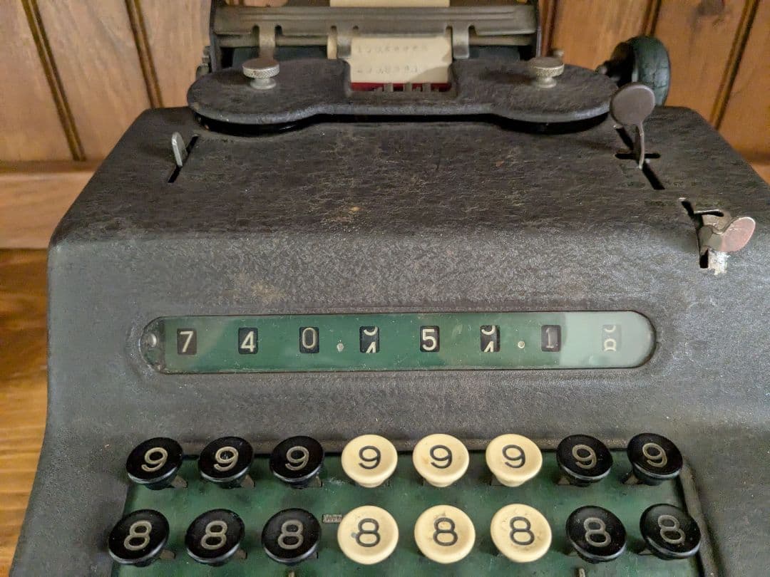 アメリカ　NY アンティーク　計算機　ALLEN WALES