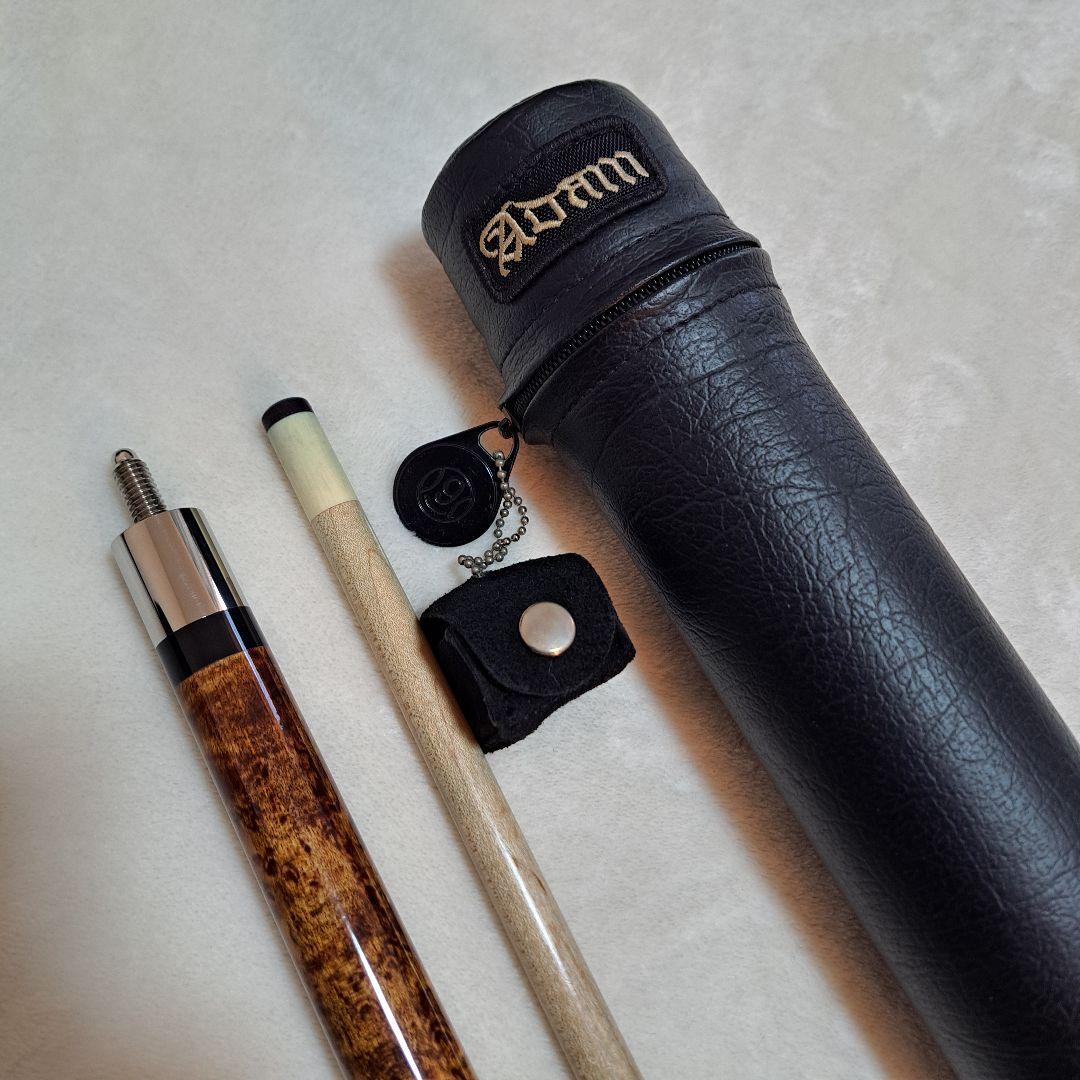 ADAM アダム ビリヤード キュー レザーケース 付き
