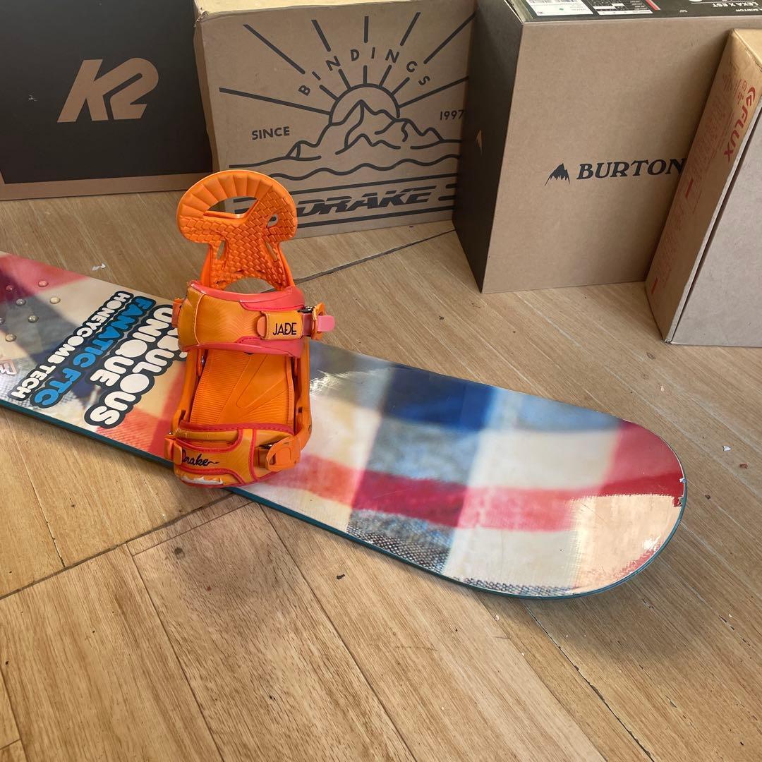 FANATIC×DRAKE　ファナティック　バインディング付スノーボードセット