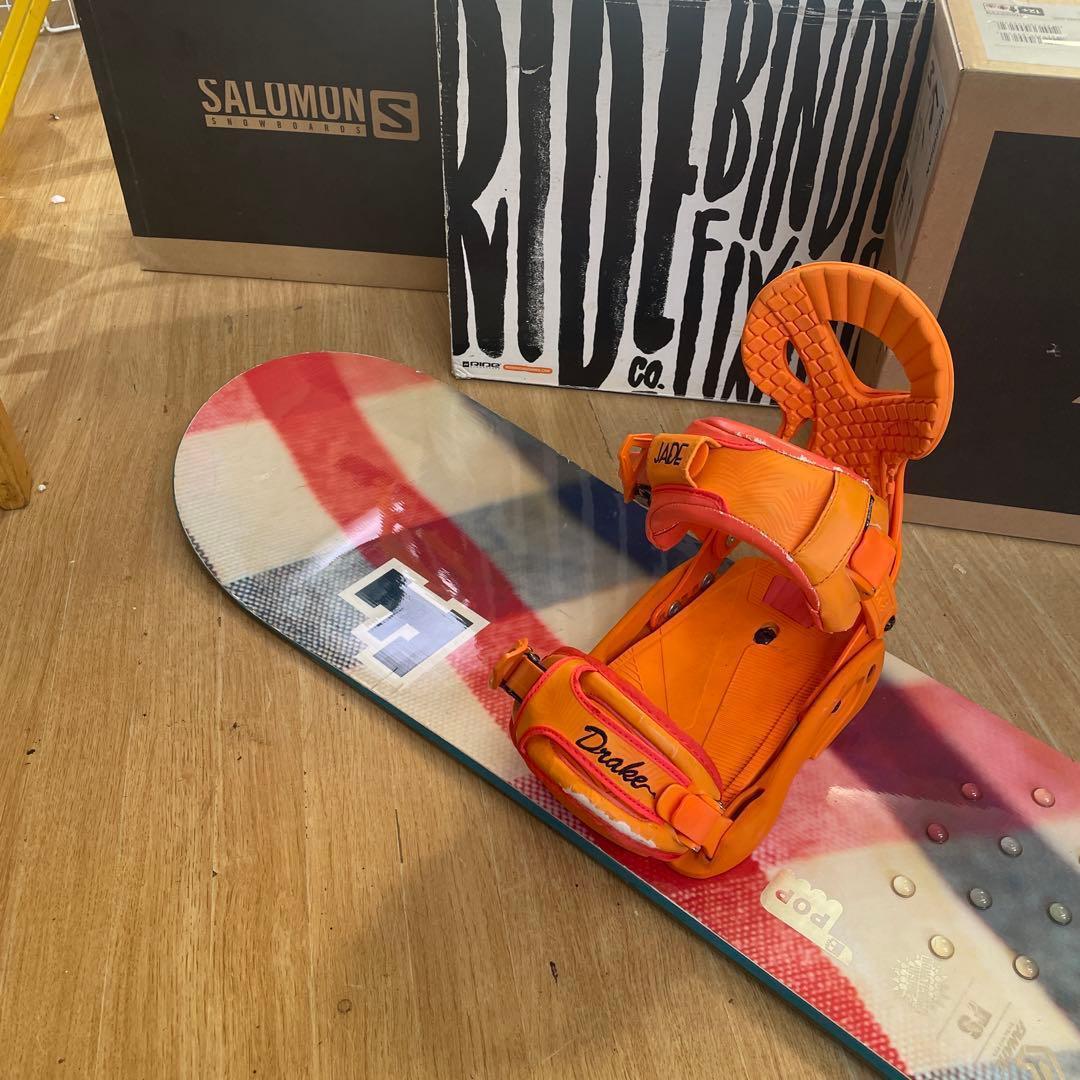 FANATIC×DRAKE　ファナティック　バインディング付スノーボードセット