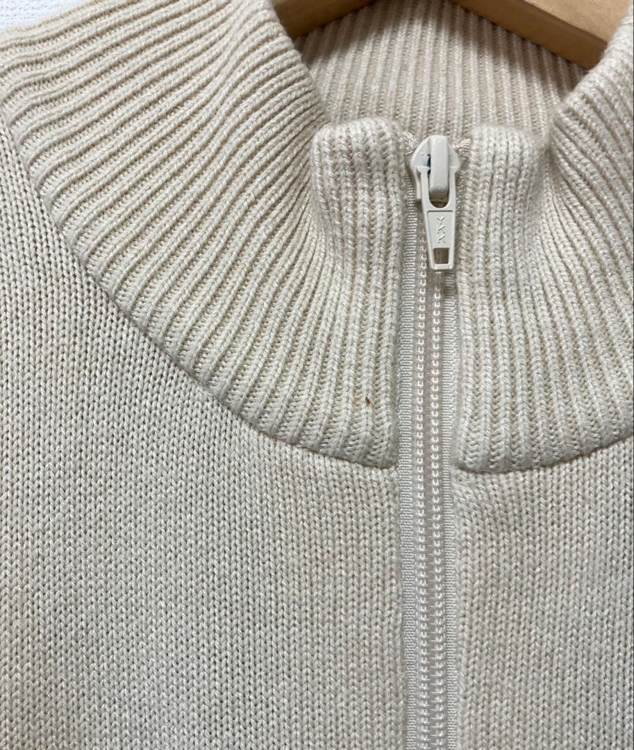 値下げPEARLY GATES クリーム色 ジャケット 89 長袖 ワッペン M