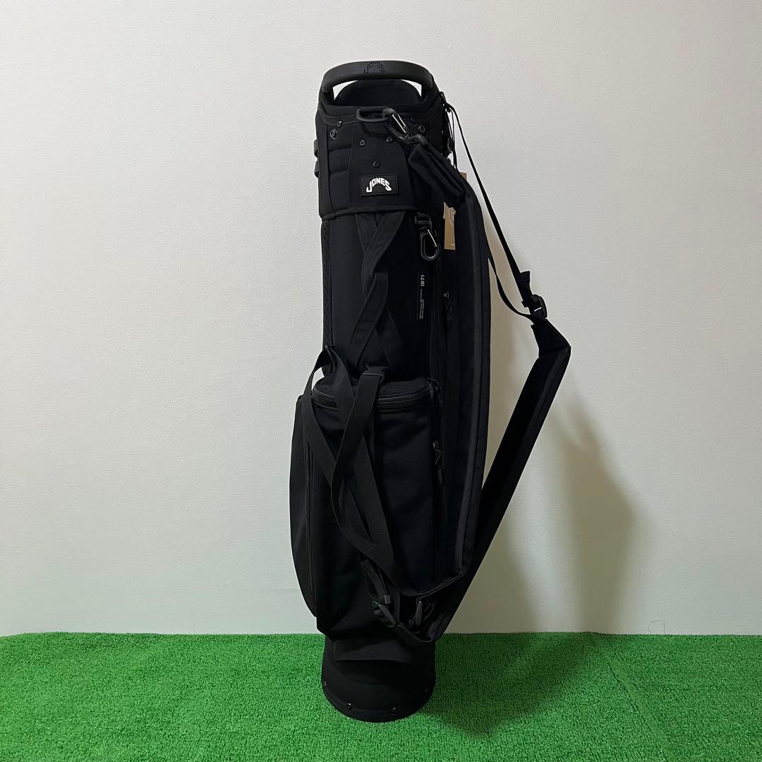 【Makoto】 JONES ジョーンズ スタンドキャディバッグ ブラック