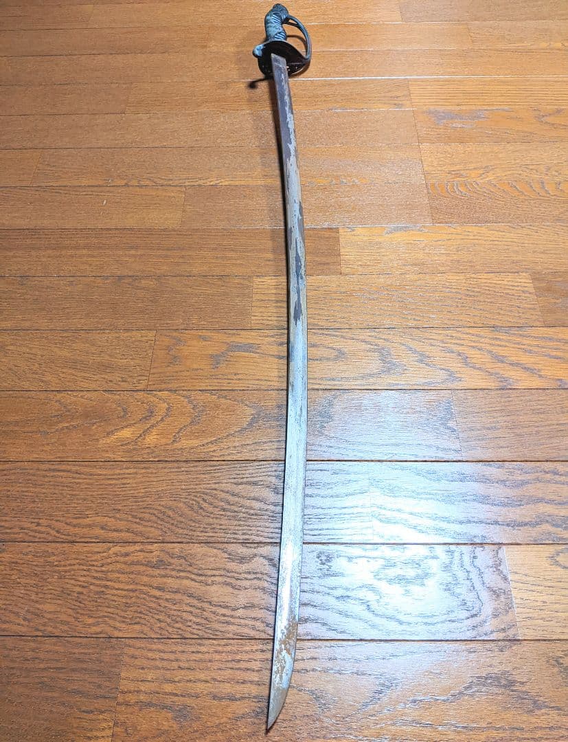 【当時物】旧日本軍 帝国陸軍 軍刀 指揮刀 模造刀 模造刀身 サーベル100cm