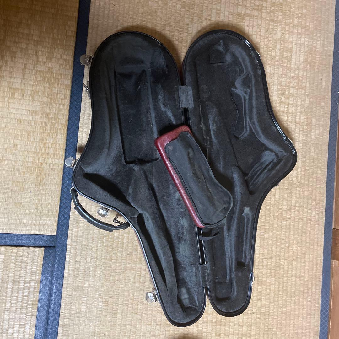 サックスケース ワインレッド ハードシェル　テナーサックス用