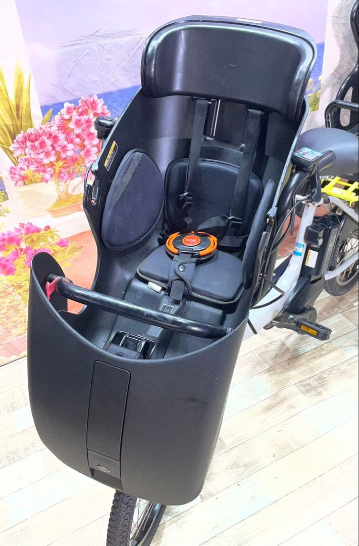 パスキス12AH⭐️激レアモデル！ヤマハ子供乗せ電動アシスト自転車Y3037