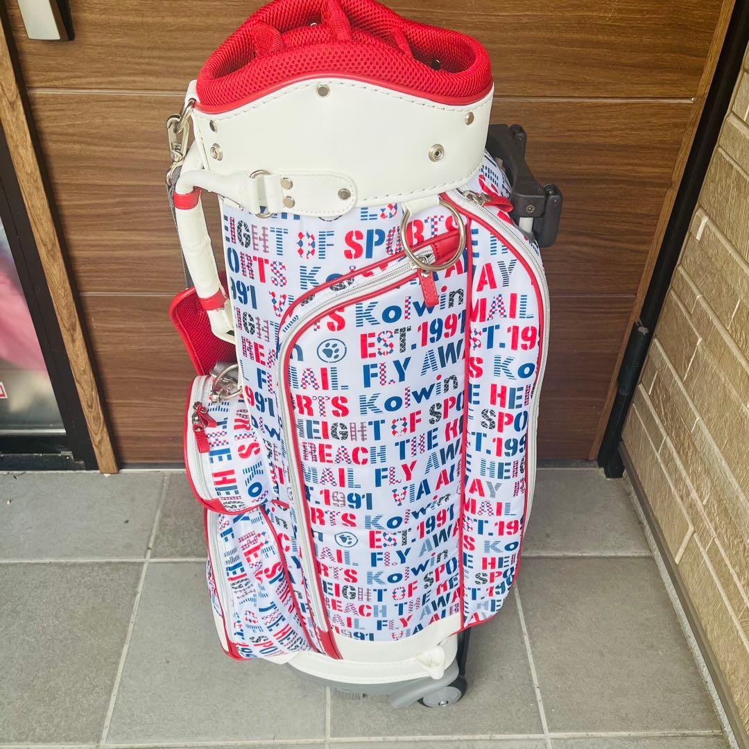 【美品】Kolwin キャディバッグ キャスター　ゴルフバッグ コルウィン