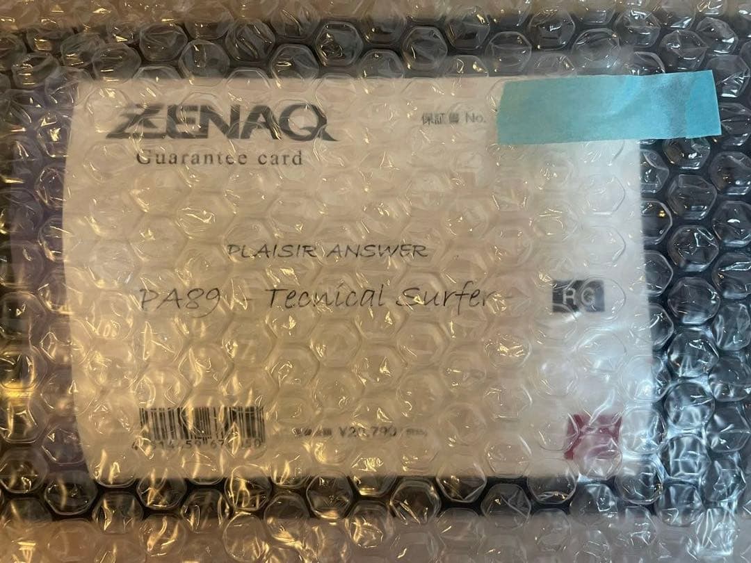 ゼナック　Zenaq PA89 Technical Surfer 新品