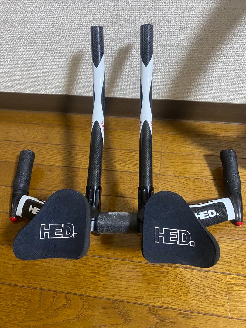 HED エアロハンドルバー カーボンファイバー　TTバー