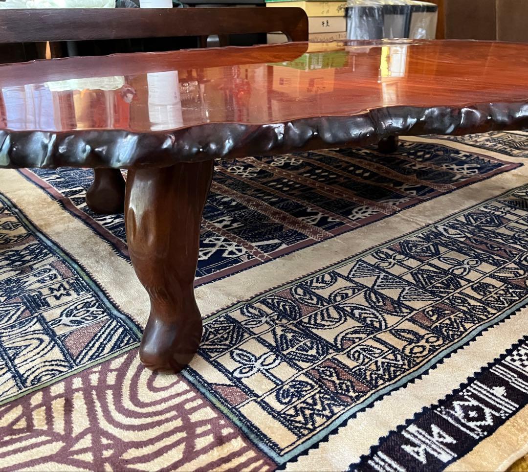 一枚板　座卓　ローテーブル　和家具