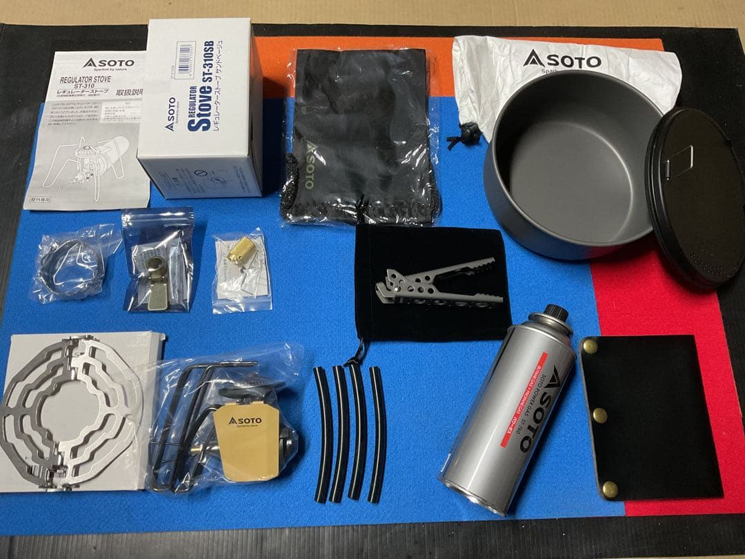 SOTOレギュレーターストーブST-310SBカスタム+1.8ℓクッカー新品